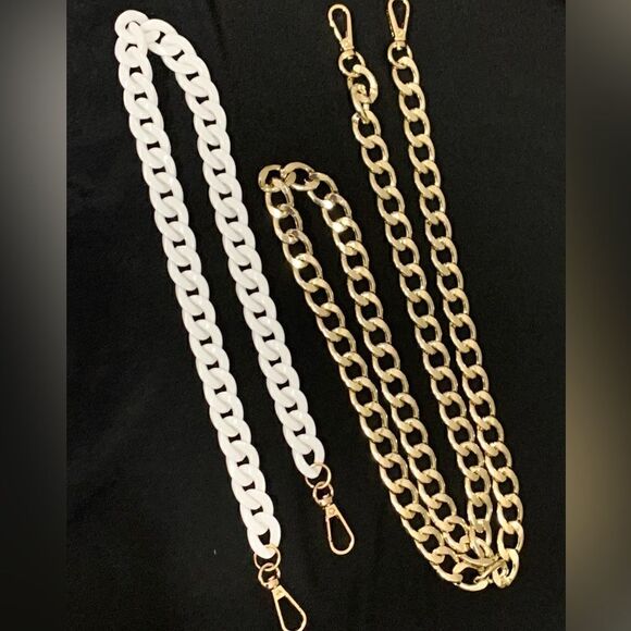 Handmade Genuine Cowhide Pattern Embossed Wooden Frame Purse & 2 Chain Styles - Picture 15 of 16